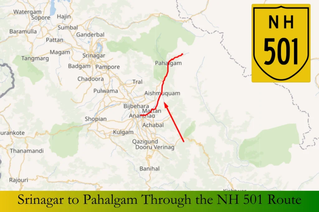 Indian N44 Highway going across Kashmir (2)