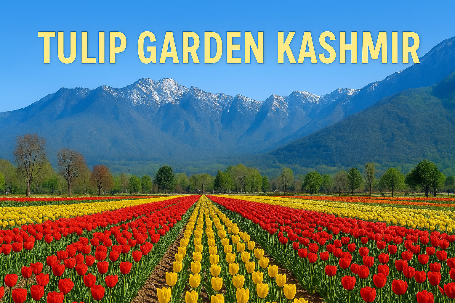 Tulip Garden Kashmir